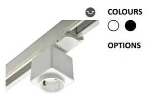 Powergear 3PH SCHUKO ADAPTER, Schwarz