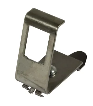 Dosen TP, DIN-Rail(Hutschiene), CAT6A, 1-fach, Keystone Modul Slim-line/Short mit Staubschutzklappe, Metall, Synergy 21,