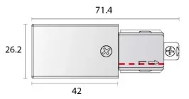 Powergear Mini 1PH Einspeiser, LINKS, Weiß