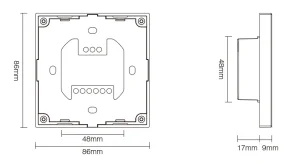 Synergy 21 LED DMX 3 in 1 Smart Panel Fernbedienung *Milight/Miboxer*