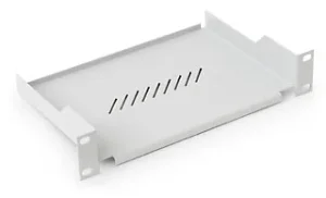 Triton 10" Wandgehäuse, zbh. Fachboden, 1HE, Lichtgrau, t150mm,