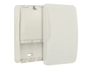 DELOCK Keystone Leergehäuse 3 Port gesch