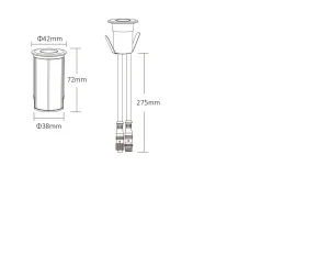 Synergy 21 LED DMX512 3W RGB-W LED Underground Light*Milight/Miboxer*