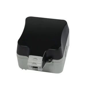 Dosen TP, AP(IP66),2-fach(Eckiger Außenrahmen), CAT6A, Keystone Slim-line/Short 3P, Reinweiss, Synergy 21,