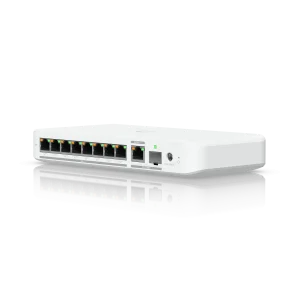 Ubiquiti Switch smart managed Layer2 9 Port • 8x 2,5 GbE PoE+ • 1x 10 GbE PoE bt In • Desktop • Lüfterlos • UniFi • USW-Flex-2.5G-8-PoE