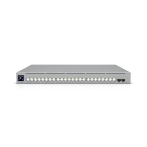 Ubiquiti Switch full managed Layer3 26 Port • 16x 10GbE • 8x 2,5GbE • PoE Budget 1050W • 24x PoE bt • 2x SFP28 • 19" • UniFi • ECS-24-PoE