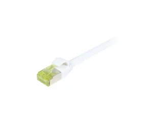 Patchkabel RJ45, CAT6A 500Mhz, 2m, weiss, S-STP(S/FTP), slimline rund d=4,5mm, TPE/LSZH(Superflex), AWG28, mit CAT7 Rohkabel, Synergy 21