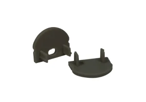 Synergy 21 LED U-Profil zub ALU002-RL Endkappe schwarz