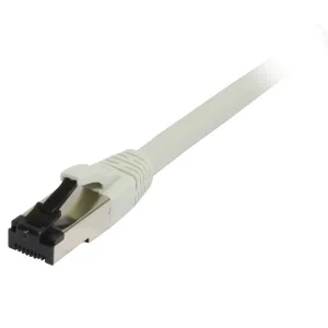 Patchkabel RJ45, CAT8.1 2000Mhz, 5m, grau, S-STP(S/FTP), TPE/LSZH(SuperFlex), AWG26, Synergy 21