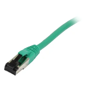 Patchkabel RJ45, CAT8.1 2000Mhz, 10m, grün, S-STP(S/FTP), TPE/LSZH(SuperFlex), AWG26, Synergy 21