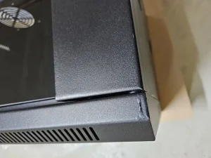 ALLNET 19" Wandgehäuse, 6HE, 1-teilig, T450mm, Schwarz, SMC-Serie,*Demoschrank mit Lackfarbfehler und leichten Kratzern*