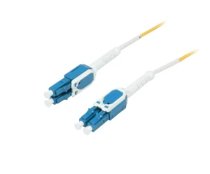 LWL-2-Faser-Patchk. 2mtr.LC-LC, 9/125um, OS2, Uniboot(drehbar), Push/Pull, AD=2mm, Synergy 21