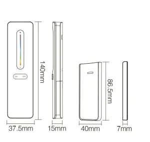 Synergy 21 LED Fernbedienung 2,4GHz RGB+CCT (w) *Milight/Miboxer*