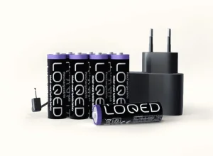 Shelly · " LOQED Power Kit" · Erweiterung für Smartes Türschloss · 8x Akkus enthalten