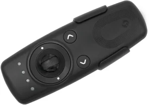 Shelly · Plug & Play · " Blu Remote Control ZB black" · Fernbedienung inkl. Halterung · BT · Zigbee · 4 Kanäle · Gestensteuerung · Scrollrad · 2x AAA