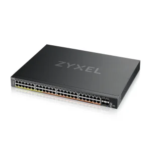Zyxel Switch full managed Layer3 28 Port • 24x 2.5 GbE • PoE Budget 700/1440 Watt • 4x 10 Gb SFP+ Combo • 19" • NebulaFlex Pro • XMG2230-28HP