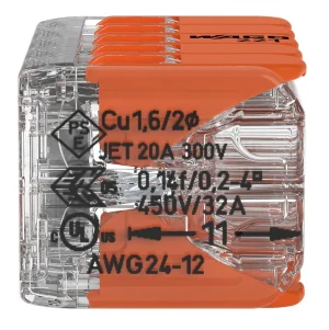 Wago Serie 221 - 10*4mm (15 Stück)