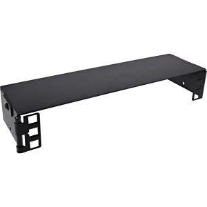 InLine® 10" Mini Rack zur Wandmontage, 1HE, 7,6cm Tiefe, schwarz