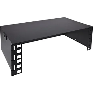 InLine® 10" Mini Rack zur Wandmontage, 2HE, 15,2cm Tiefe, schwarz