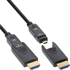 InLine® HDMI AOC Kabel, Ultra High Speed 2.1, abnehmbar, 8K, 40m