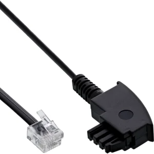 InLine® TAE-F Kabel, für DSL Splitter, TAE-F ST an Western 6/2 DEC ST, 2m