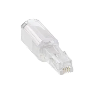 InLine® Twist-Stop, Entwirrer für Kabel von Telefonhörer, schmale kurze Bauform