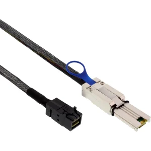 InLine® Mini SAS HD Kabel, SFF-8643 zu SFF-8088, 1m