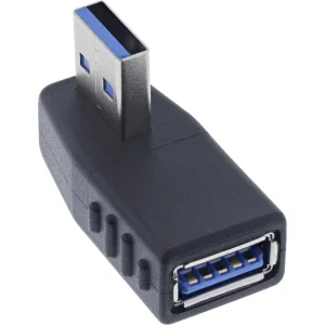 InLine® USB 3.2 Gen.1 Adapter, Stecker A auf Buchse A, gewinkelt 270°