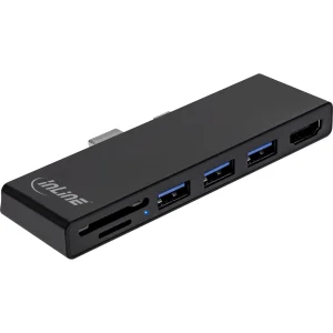 InLine® MultiHub, Surface Pro 4/5/6, 3x USB-A 3.2 Buchse, HDMI 4K, Cardreader