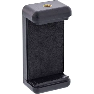 InLine® Universalklemme, Smartphone Halterung, 55-85mm, 2x 1/4-Zoll-Gewinde