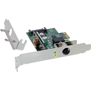 InLine® Gigabit Netzwerkkarte, M12 x-kodiert, PCIe x1, 2.1, PoE+