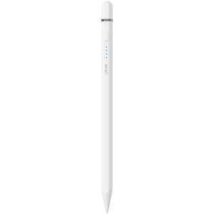InLine® Stylus, Tabletstift für Apple iPads, mit Akku, USB-C, weiß
