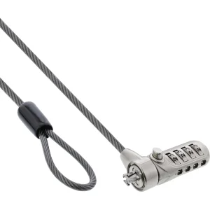 InLine® Notebook Sicherheitsschloss, Zahlenkombination, 2m, 4,4mm