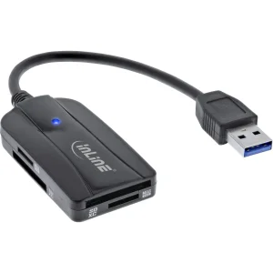 InLine® Card Reader, USB-A, USB 3.2 Gen.1, für SD und microSD
