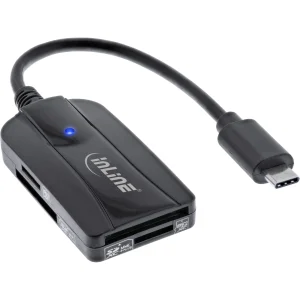 InLine® Card Reader, USB-C, USB 3.2 Gen.1, für SD und microSD