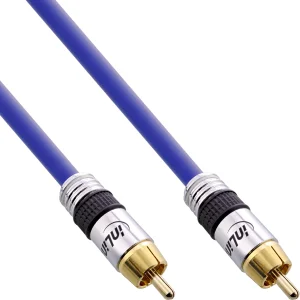 InLine® Cinch Kabel AUDIO, PREMIUM, 1x Cinch Stecker / Stecker, 1m