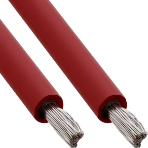 InLine® Solar Installationskabel  Meterware H1Z2Z2-K 6mm² rot 50m
