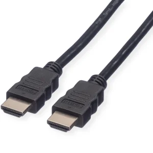 ROLINE HDMI High Speed Kabel mit Ethernet, schwarz, 3 m
