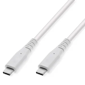 VALUE USB 3.2 Gen 2 kompatibles Kabel, C-C, ST/ST, 4K UHD-1, 10Gbit/s, Emark, 60W, weiß, 3 m