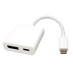 ROLINE Display Adapter USB Typ C - DisplayPort v1.2 + PD