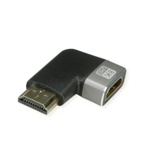 ROLINE 8K HDMI Adapter, HDMI ST/BU, 90° gewinkelt