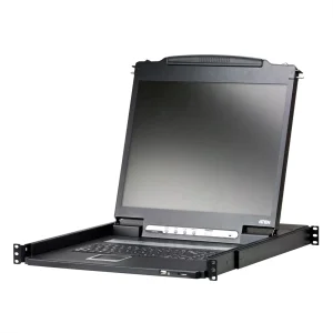 ATEN CL3000N KVM-Konsole, 48cm LCD, VGA, PS/2-USB, USB Port, UK-Layout