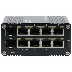 EXSYS EX-62035M-SFP 10-Port Industrial Gigabit Mini Switch, Web Managed