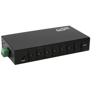 EXSYS EX-12277HMS 7-Port USB 3.2 Gen 2 Metall HUB, mit 7x C-Anschlüsse