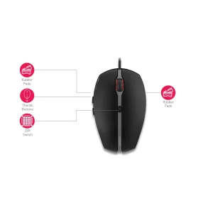 CHERRY Gentix 4K Corted Mouse