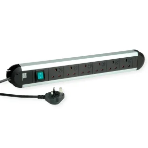 BACHMANN PRIMO Steckdosenleiste 6x UK, Gerätevollschutz Schalter, 1,75 m