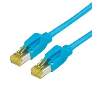 DRAKA Patchkabel Cat.6A (Class EA) S/FTP, UC900 TM31, LSOH, blau, 1 m