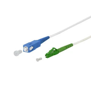 METZ CONNECT OpDAT Patchkabel, SC-S/LC-S APC OS2, 2 m