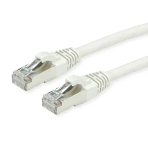 ROLINE S/FTP-Kabel Cat.7, LSOH, mit RJ-45 Steckern (500 MHz / Class EA), grau, 0,5 m