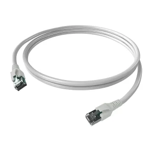 EasyLan FlexBoot Patchkabel Cat.6A, S/FTP, weiß, 1,5 m